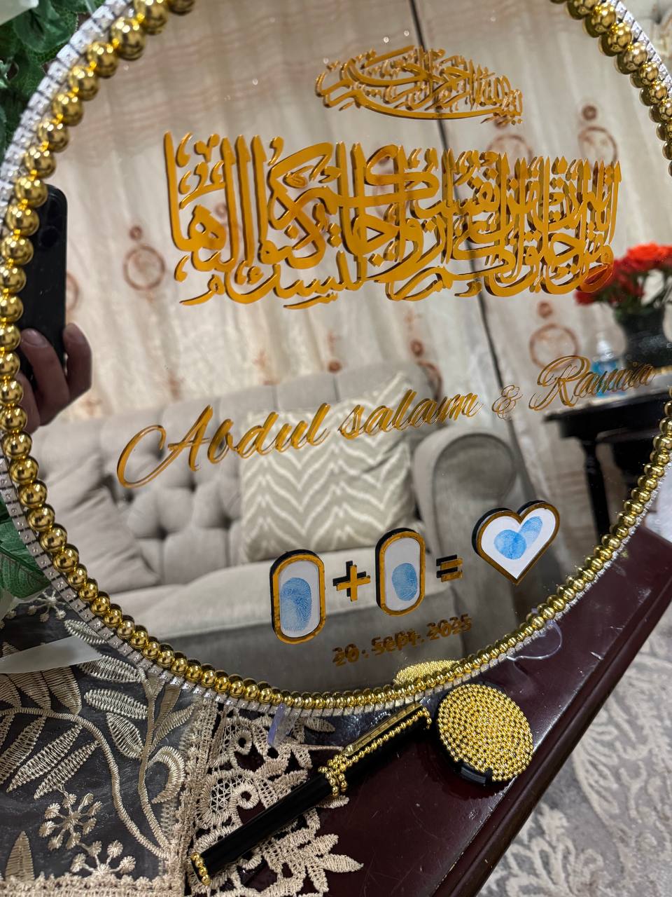 Engagement fingerprint board